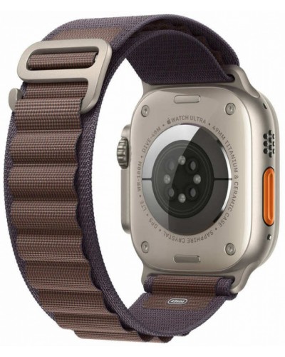 Apple Watch Ultra 2 49mm Titanium Case with Indigo Alpine Loop (MRET3) (Medium)