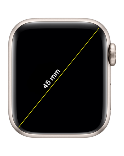 Apple Watch Series 8 45mm Starlight Aluminum Case with Starlight Sport Band (MNP23) бу