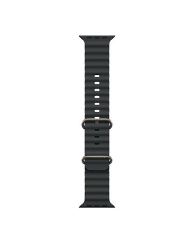 Apple Watch Ultra 3 GPS + Cellular, 49mm Natural Titanium Case with Black Ocean Band