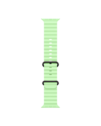 Apple Watch Ultra 3 GPS + Cellular, 49mm Black Titanium Case with Neon Green Ocean Band