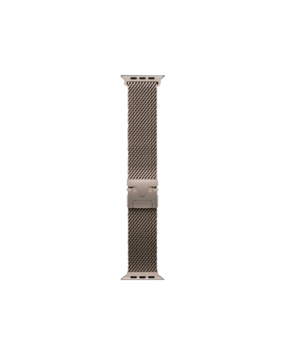 Apple Watch Ultra 3 GPS + Cellular, 49mm Natural Titanium Case with Natural Titanium Milanese Loop - Large (MF0E4)