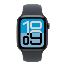 Apple Watch SE 3 GPS, 40mm Midnight Aluminum Case with Midnight Sport Band - S/M (MEH94)