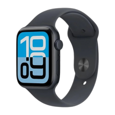 Apple Watch SE 3 GPS, 44mm Midnight Aluminum Case with Midnight Sport Band - S/M (MEHN4)
