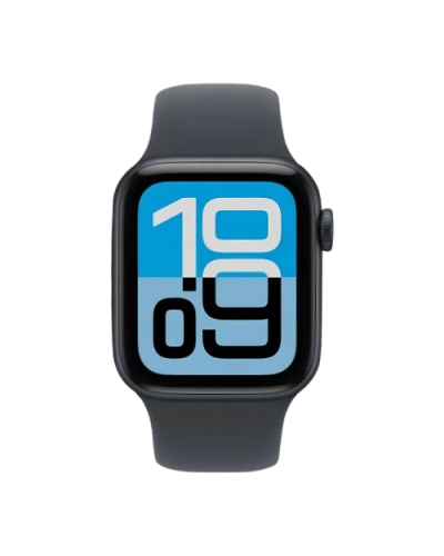 Apple Watch SE 3 GPS, 44mm Midnight Aluminum Case with Midnight Sport Band - S/M (MEHN4)