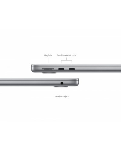 Apple MacBook Air 13“ Space Gray M3 24/512 10GPU 2024 (MC8M4, Z1B600164)