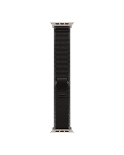 Apple Watch Ultra 3 GPS + Cellular, 49mm Natural Titanium Case with Black/Charcoal Trail Loop - M/L