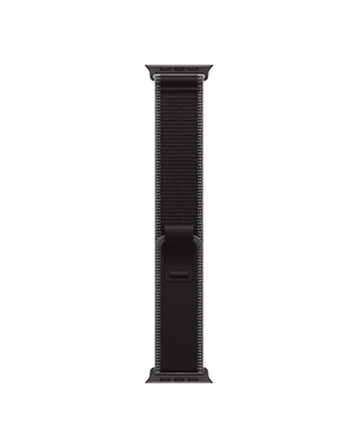 Apple Watch Ultra 3 GPS + Cellular, 49mm Black Titanium Case with Black/Charcoal Trail Loop - M/L (MF1H4)