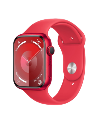 Apple Watch Series 9 45mm GPS (PRODUCT)RED Aluminum Case with Red Sport Band (M/L) MRXK3
