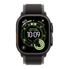 Apple Watch Ultra 3 GPS + Cellular, 49mm Black Titanium Case with Black/Charcoal Trail Loop - S/M (MF1D4)
