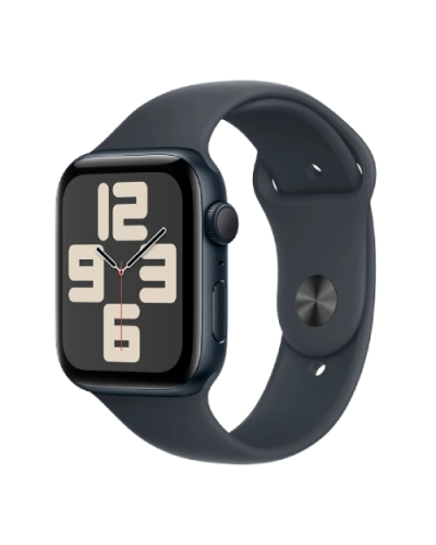 Apple Watch Series SE 2024 GPS 40mm Midnight Aluminium Case with Midnight Sport Band - S/M (MXE73)