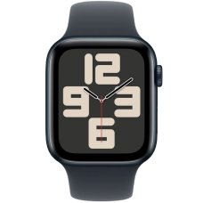 Apple Watch Series SE 2024 GPS 40mm Midnight Aluminium Case with Midnight Sport Band - S/M (MXE73)