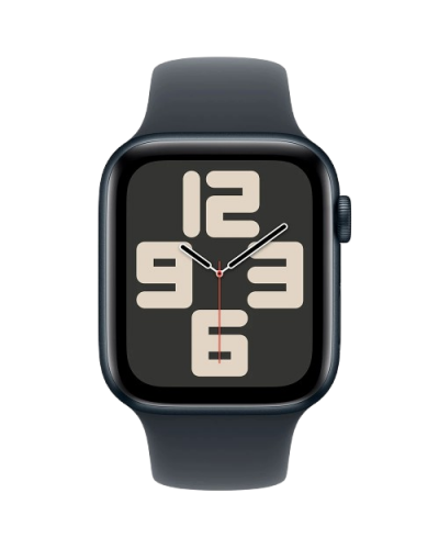 Apple Watch Series SE 2024 GPS 40mm Midnight Aluminium Case with Midnight Sport Band - S/M (MXE73)