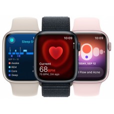 Apple Watch Series 9 45mm GPS Midnight Aluminum Case with Midnight Sport Band (M/L) MR9A3