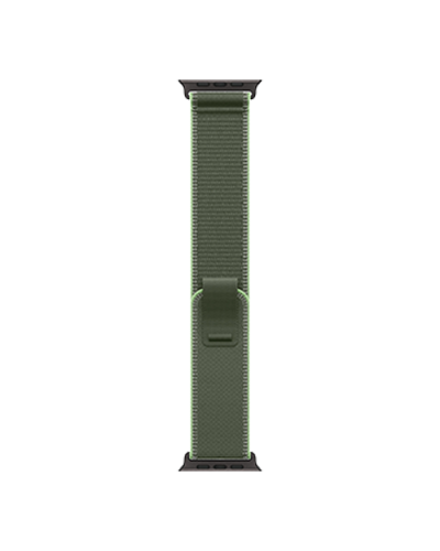 Apple Watch Ultra 3 GPS + Cellular, 49mm Black Titanium Case with Green/Neon Trail Loop - S/M