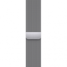 Apple Watch Series 9 GPS + LTE 41mm Silver Stainless Steel Case with Silver Milanese Loop (MRJ43)