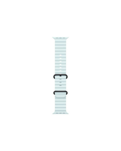 Apple Watch Ultra 2 49mm Natural Titanium Case with Ice Blue Ocean Band 2024 (MYT03/ MXTF3)