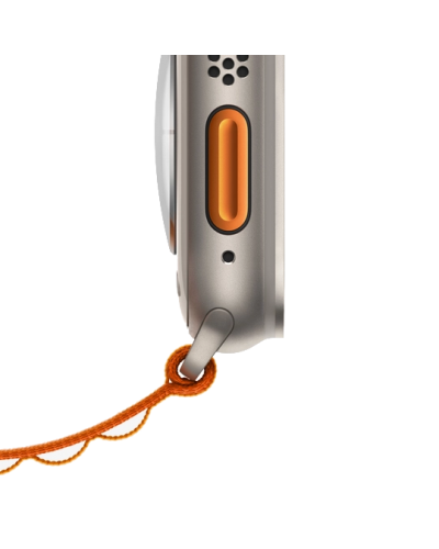 Apple Watch Ultra 49mm Titanium Case with Orange Alpine Loop Medium (MQFL3) бу