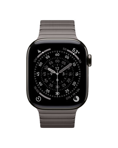 Apple Watch Series 11 42mm Slate Titanium Case with Slate Link Bracelet (MF9K4+MXMD3)