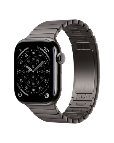 Apple Watch Series 11 42mm Slate Titanium Case with Slate Link Bracelet (MF9K4+MXMD3)
