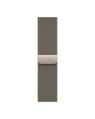 Apple Watch Series 11 46mm Natural Titanium Case with Natural Milanese Loop - M/L