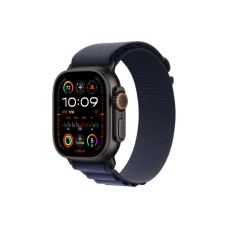 Apple Watch Ultra 2 49mm Black Titanium Case with Navy Alpine Loop (Small) 2024 (MYTF3/ MYPW3)