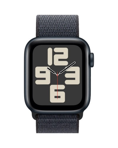 Apple Watch SE 2 GPS 40mm Midnight Aluminium Case w. Ink Sport Loop (MXEA3)