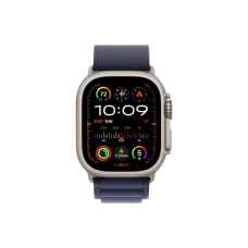 Apple Watch Ultra 2 49mm Natural Titanium Case with Navy Alpine Loop (Medium) 2024 (MYT33/ MXMY3)