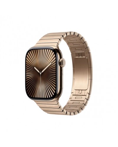 Apple Watch Series 10 42mm Gold Titanium Case w. Gold Link Bracelet (MX0N3+MXMC3)