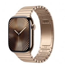 Apple Watch Series 10 46mm Gold Titanium Case w. Gold Link Bracelet (MX183+MXMH3)