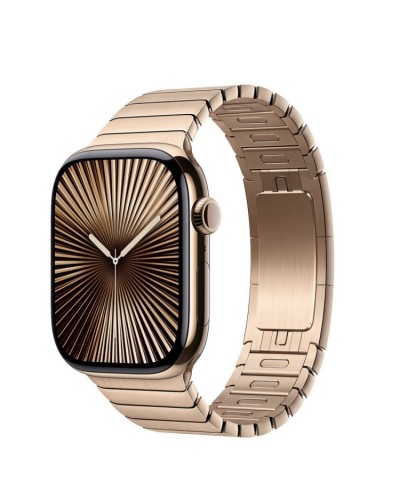 Apple Watch Series 10 46mm Gold Titanium Case w. Gold Link Bracelet (MX183+MXMH3)