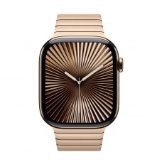 Apple Watch Series 10 46mm Gold Titanium Case w. Gold Link Bracelet (MX183+MXMH3)