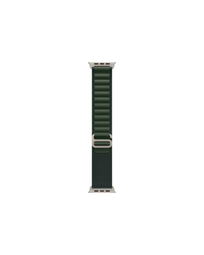 Apple Watch Ultra 2 49mm Natural Titanium Case with Dark Green Alpine Loop (Large) 2024 (MXMW3)