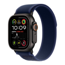 Apple Watch Ultra 2 49mm Black Titanium Case with Blue Trail Loop S/M 2024 (MYTJ3/ MYQ73)