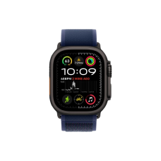 Apple Watch Ultra 2 49mm Black Titanium Case with Blue Trail Loop S/M 2024 (MYTJ3/ MYQ73)