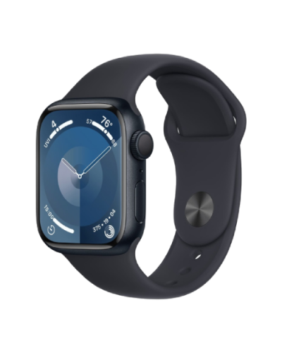 Apple Watch Series 9 41mm GPS Midnight Aluminum Case with Midnight Sport Band (S/M) MR8W3
