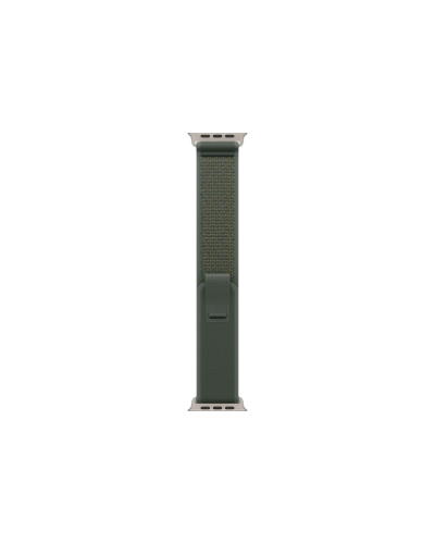 Apple Watch Ultra 2 49mm Natural Titanium Case with Green Trail Loop S/M 2024 (MXTN3)