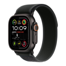 Apple Watch Ultra 2 49mm Black Titanium Case with Black Trail Loop M/L 2024 (MX4V3)