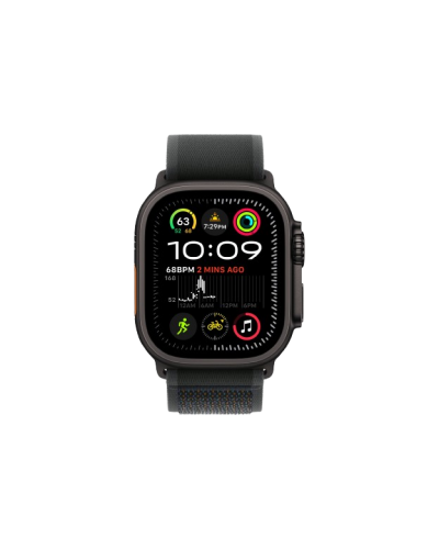 Apple Watch Ultra 2 49mm Black Titanium Case with Black Trail Loop M/L 2024 (MX4V3)