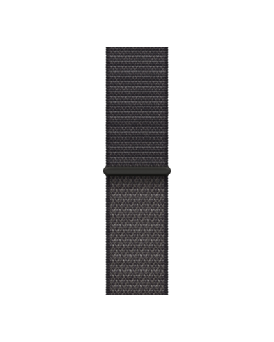 Apple Watch Series 11 GPS, 46mm Jet Black Aluminum Case with Dark Gray Sport Loop