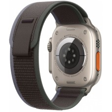 Apple Watch Ultra 2 49mm Titanium Case with Blue/Black Trail Loop (S/M) (MRF53)