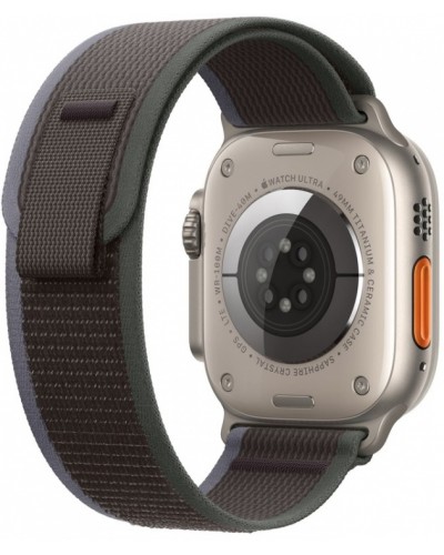 Apple Watch Ultra 2 49mm Titanium Case with Blue/Black Trail Loop (S/M) (MRF53)