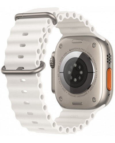 Apple Watch Ultra 2 49mm Titanium Case with White Ocean Band (MREJ3)