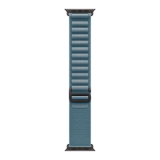 Apple Watch Ultra 3 GPS + Cellular, 49mm Black Titanium Case with Light Blue Alpine Loop - Large